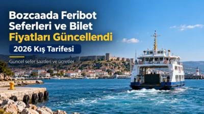 Bozcaada feribot seferleri ve güncel bilet fiyatları belli oldu. GESTAŞ