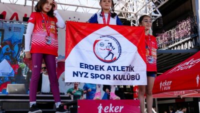 Erdek Atletik NYZ'den Asya Ertekin, Eker Run'da şampiyon! Bu genç
