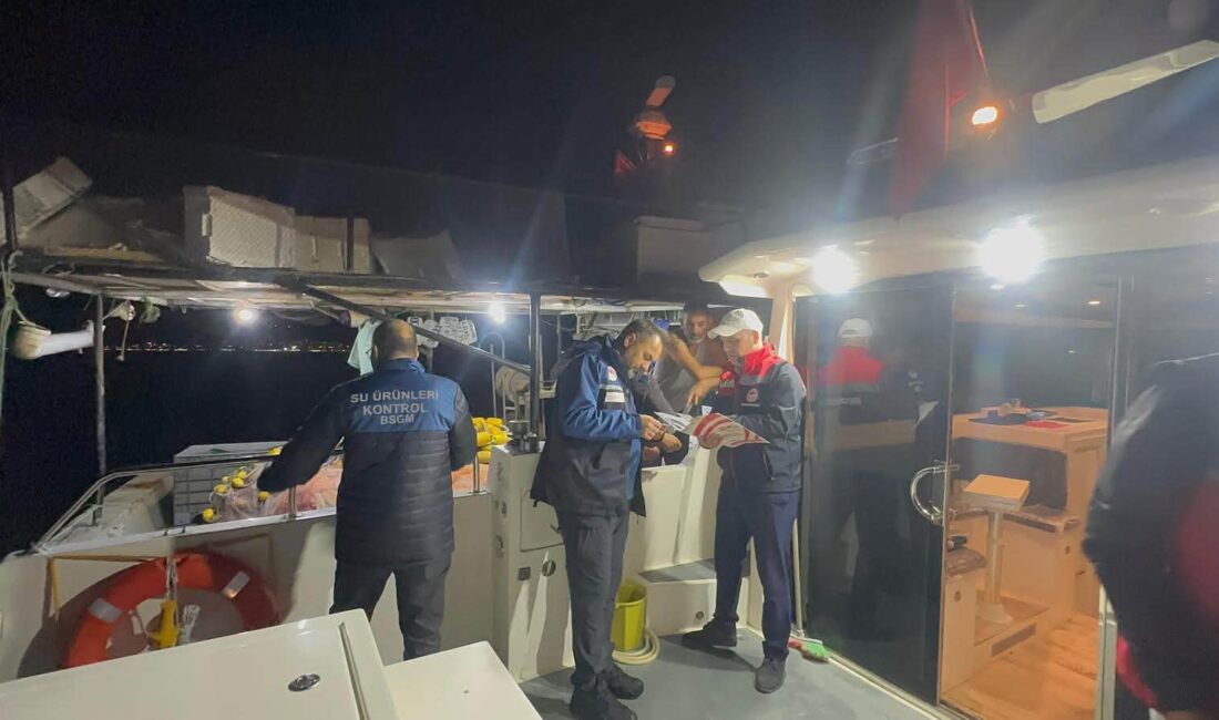 Erdek'te su ürünleri denetimleri ile kaynaklar korunuyor. Tarım ve Orman