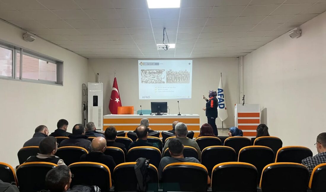 AFAD Balıkesir, Eti Maden personeline KBRN ve Afet Farkındalık Eğitimi