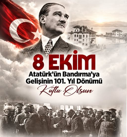 Türkiye Cumhuriyeti’nin kurucusu Gazi Mustafa Kemal Atatürk’ün 8 Ekim 1925