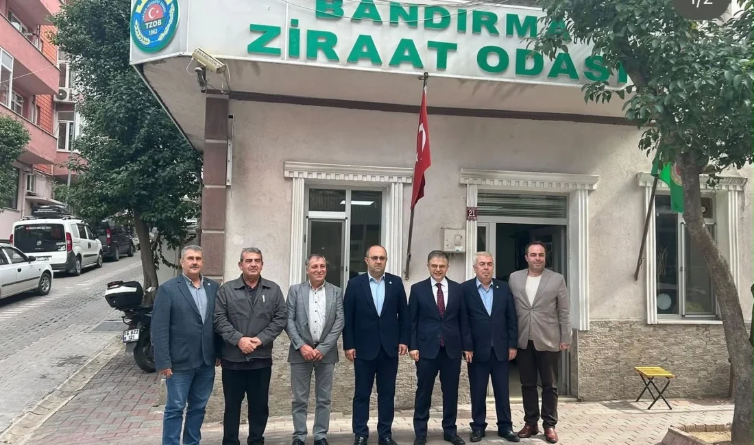 Bandırma Kaymakamı Öztürk, Ziraat Odası'nı ziyaret etti. Bölge tarımı ve