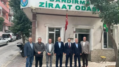 Bandırma Kaymakamı Öztürk, Ziraat Odası'nı ziyaret etti. Bölge tarımı ve