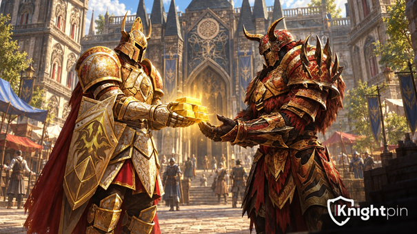 Knight Online'da ihtiyaç duyduğunuz eşyayı almak, karakterinizi güçlendirmek ya da